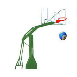 环保室外篮球架的高度