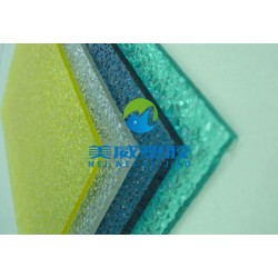 山东烟台济南浴室玻璃健身器材专用亚威拜耳料透明湖蓝PC颗粒板