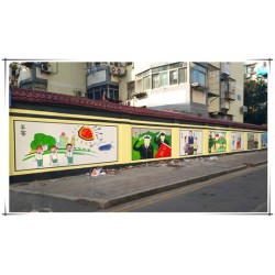广西文化墙彩绘|想找好的，就来广西港冠墙绘广告公司|广西文化墙彩绘