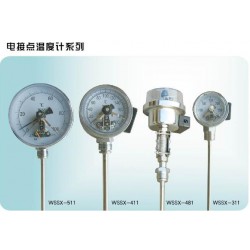 WSSX-406轴向型电接点双金属温度计